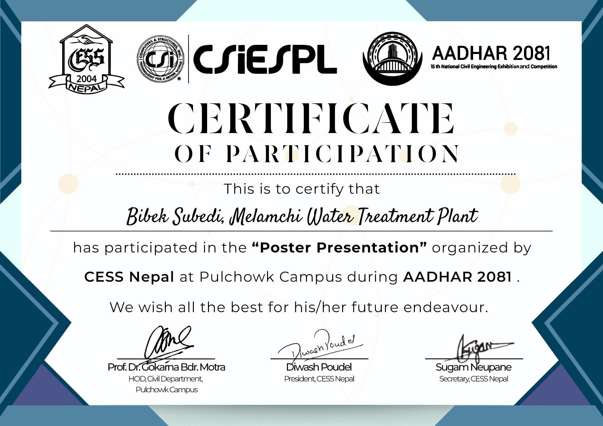 Poster Presentation